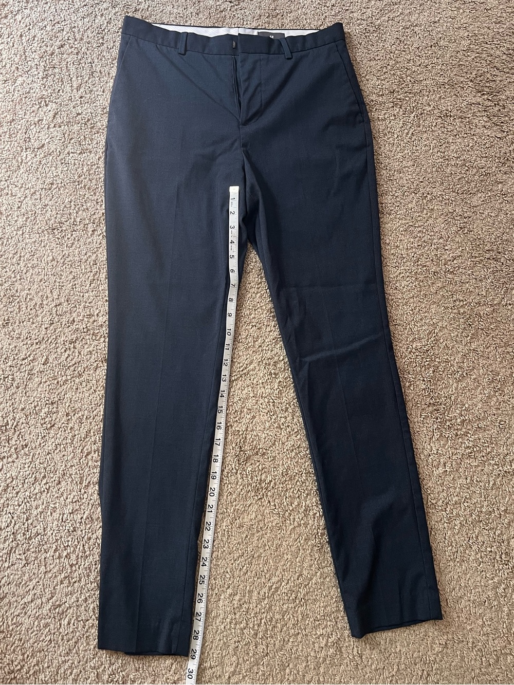 H&M Men's Navy Dress Pants Slim